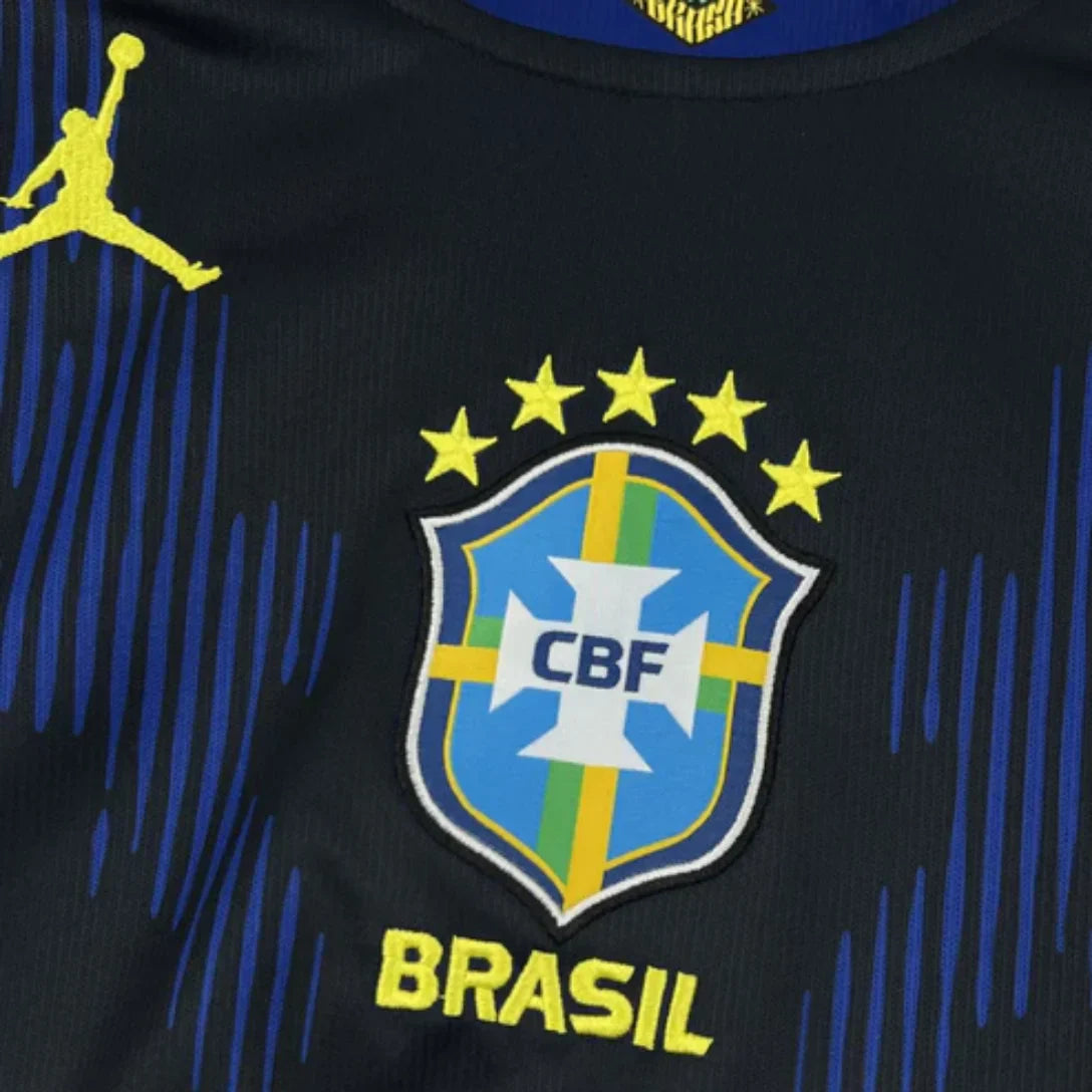 Camisa do Brasil 2026 Azul Reserva Manga Longa