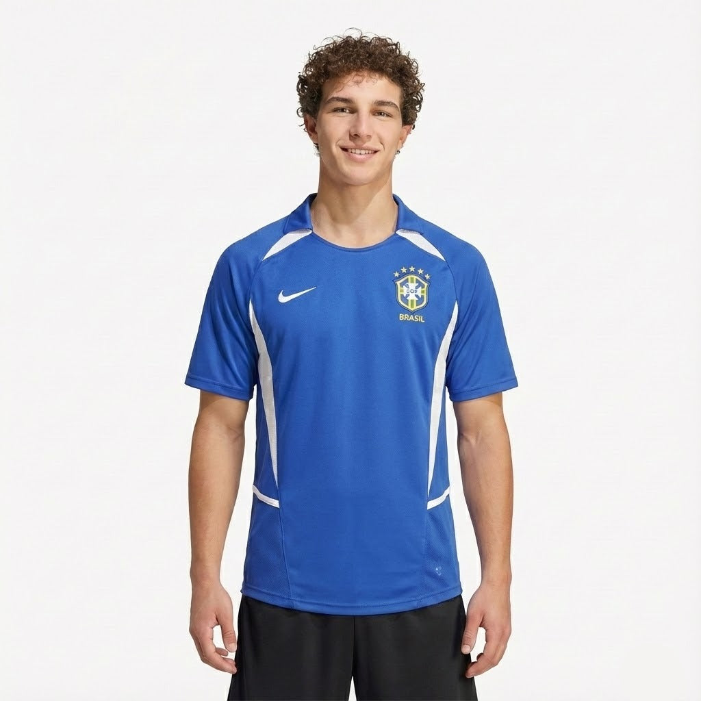 Camisa Retrô Brasil 2002/03 Reserva