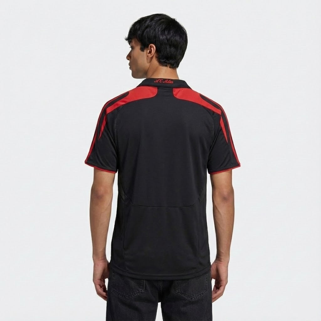 Camisa de Futebol Clássica Milan 2007/08 III