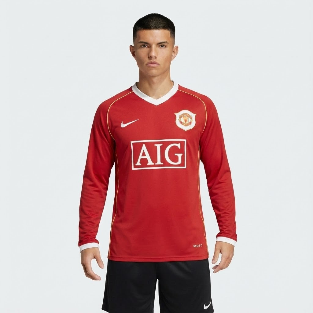 Conjunto Retrô Manchester United 2006/07 I Longsleeve