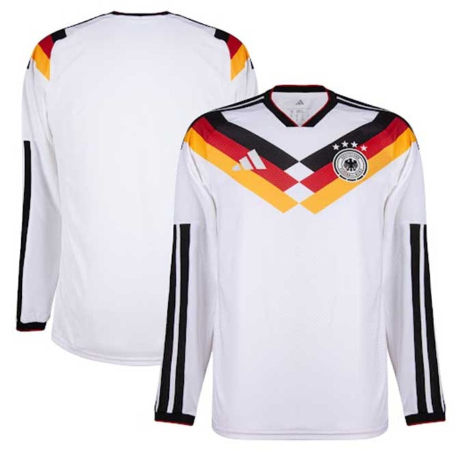 Alemanha Casa Manga Longa Supporter Camisa 2026 Copa do Mundo