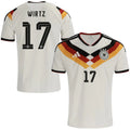 Alemanha Casa Wirtz 17 Fan Camisa 2026 Copa do Mundo