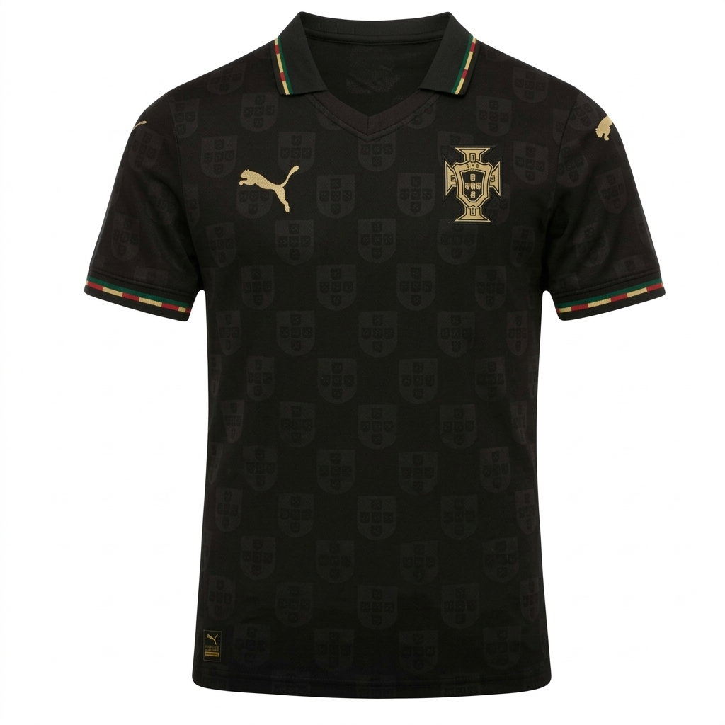 Portugal Copa do Mundo 2026/27 Preto Panther - Edição Torcedor