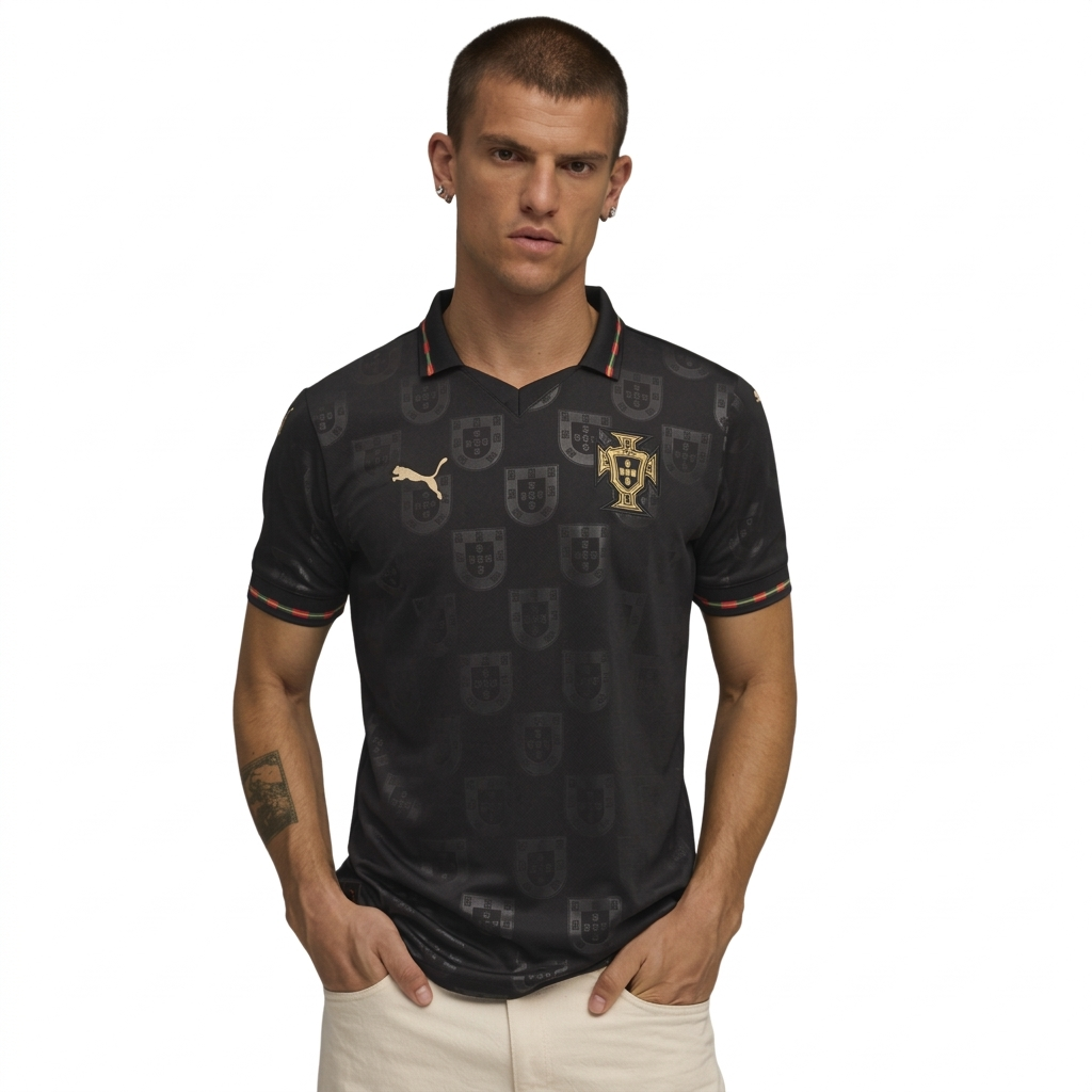 Portugal Copa do Mundo 2026/27 Preto Panther - Edição Jogador
