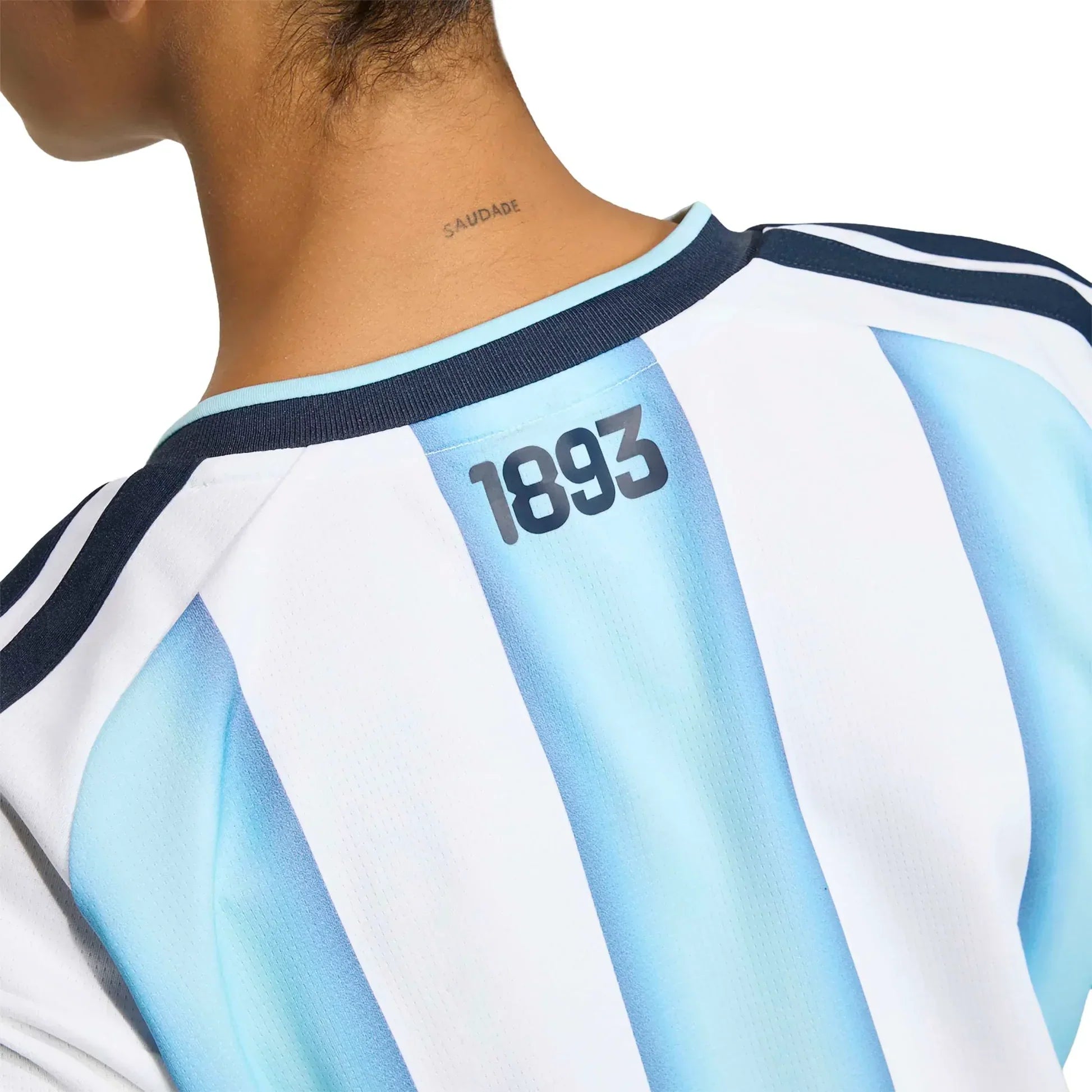 2026 Argentina Feminina' Casa Cropped Camisa de Futebol - Copa do Mundo 2026