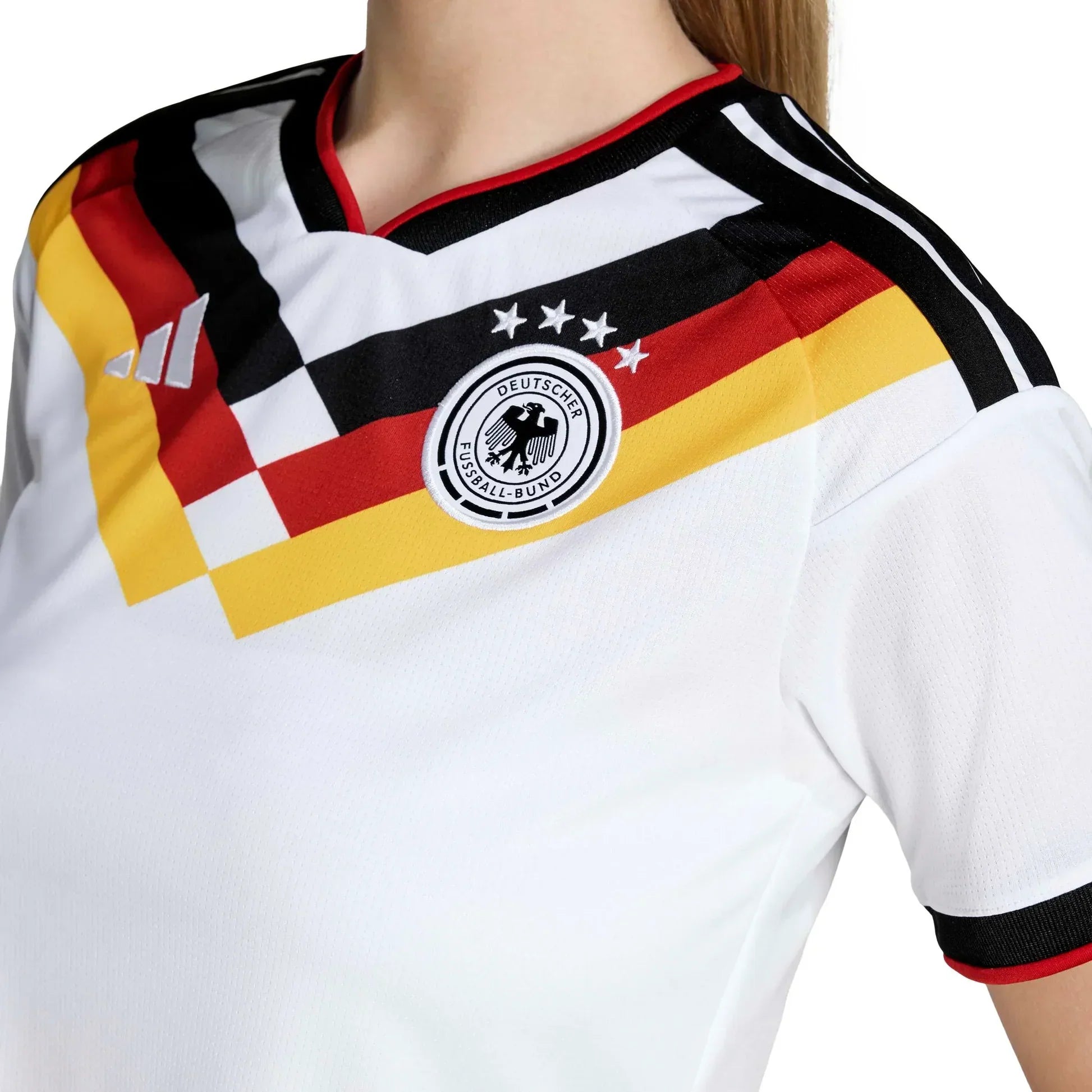 2026 Alemanha Edição Feminina Estádio Casa Corte Cropped Camisa de Futebol Copa do Mundo 2026