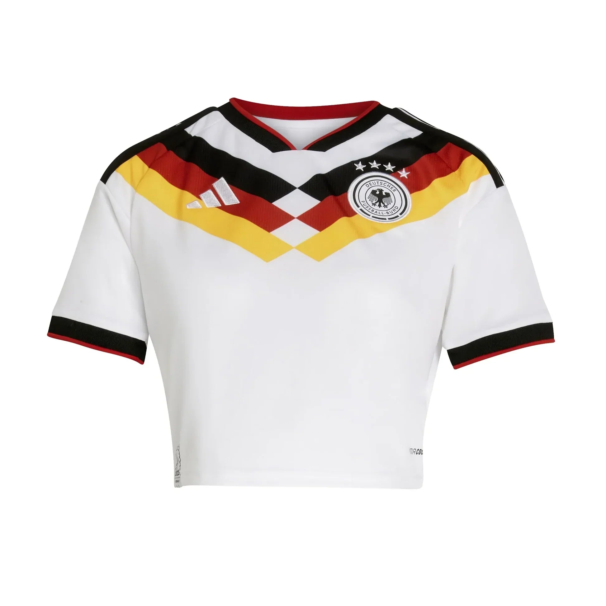 2026 Alemanha Edição Feminina Estádio Casa Corte Cropped Camisa de Futebol Copa do Mundo 2026