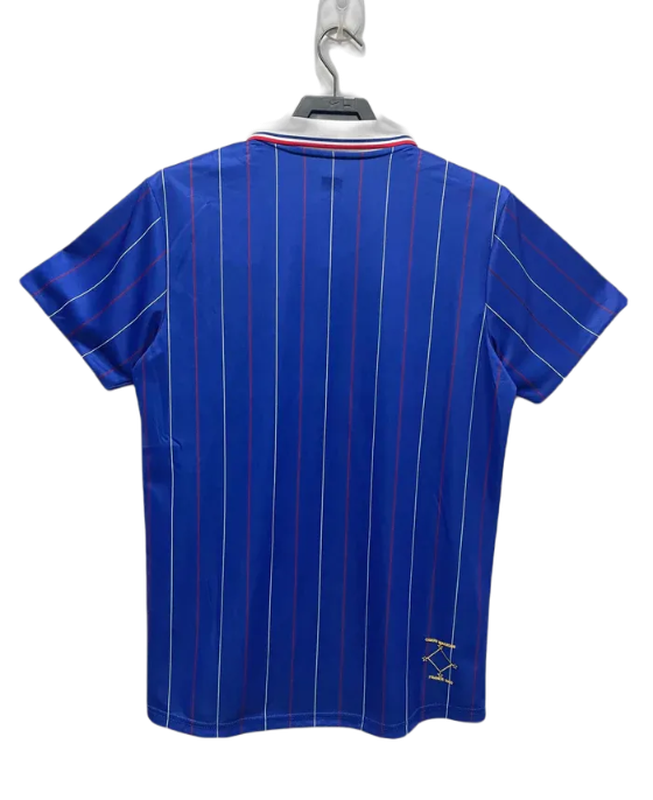 França 1982 I Casa Camisa de Futebol - Edição Vintage