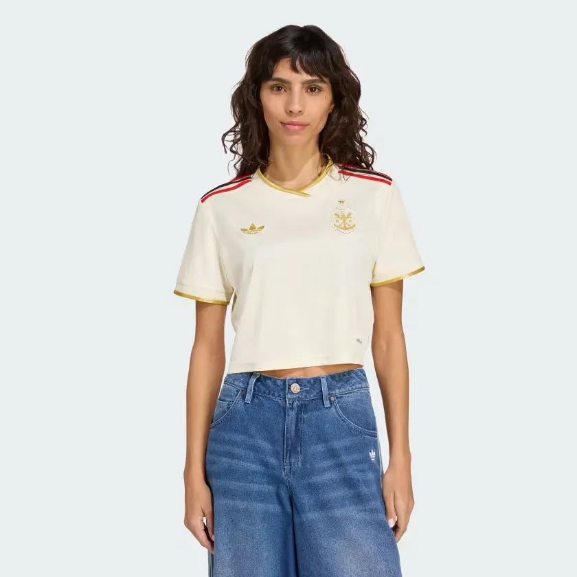 Flamengo 2025/26 III Conjunto Cropped Feminino