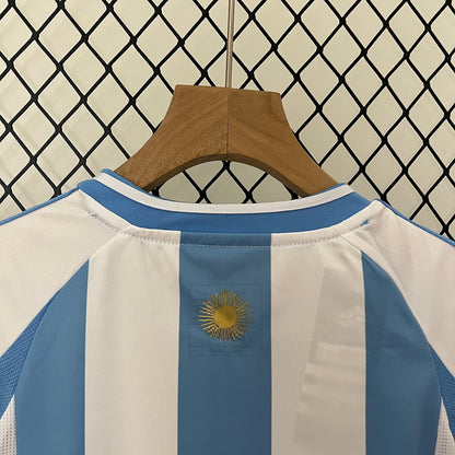 Argentina Casa Conjunto Juvenil 2024 - Patch Fifa Campeões do Mundo 2022