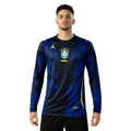 Camisa do Brasil 2026 Azul Reserva Manga Longa