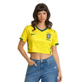 Cropped Feminino Brasil 26/27 I Amarelo - Copa do Mundo