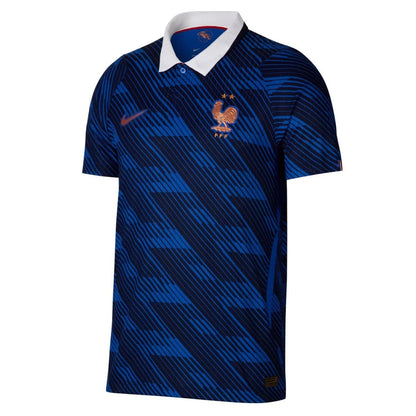 França 2026 Camisa de Futebol Azul Jogador