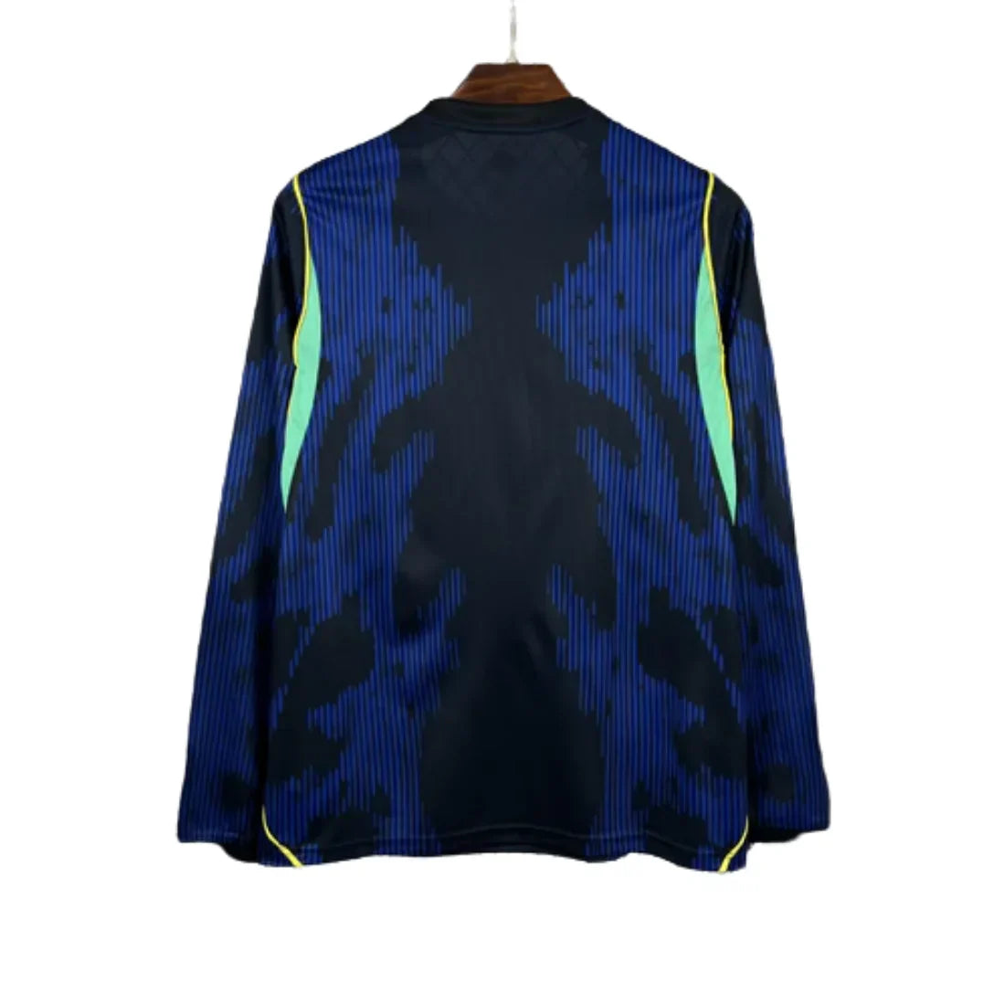 Camisa do Brasil 2026 Azul Reserva Manga Longa