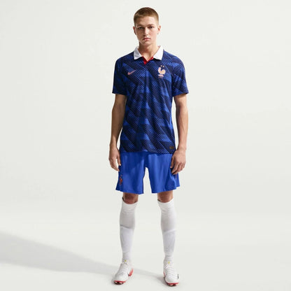 França 2026 Camisa de Futebol Azul Jogador