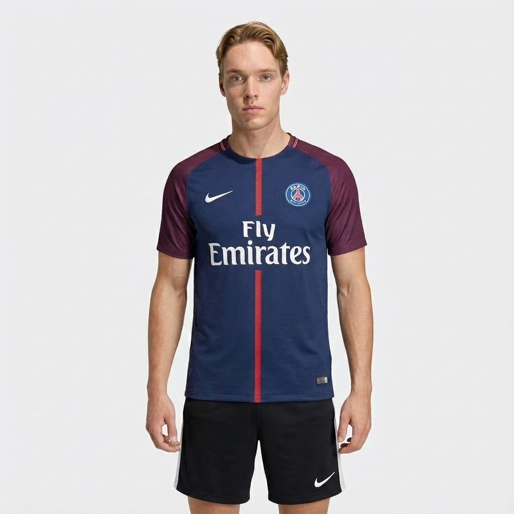 Camisa de Futebol Retrô Paris Saint-Germain 2017/18 I