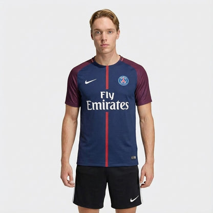 Camisa de Futebol Retrô Paris Saint-Germain 2017/18 I