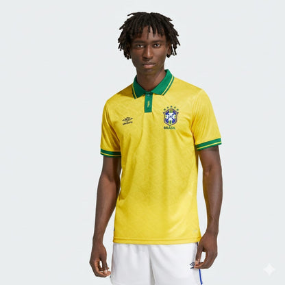 Conjunto Retrô Seleção Brasileira 1991/92