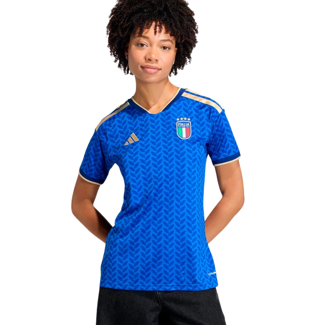 Itália I Casa Copa do Mundo 26/27 Camisa de Futebol - Feminina