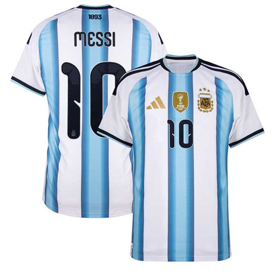Argentina Casa Messi 10 Authentic Camisa 2026 Copa do Mundo
