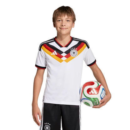 Conjunto Infantil Alemanha Casa Fan Camisa 2026 Copa do Mundo
