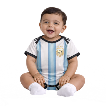 Camisa Bebê Argentina 2026 Casa - Copa do Mundo 2026