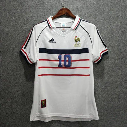 França 1998 Copa do Mundo Zidane #10 Reserva