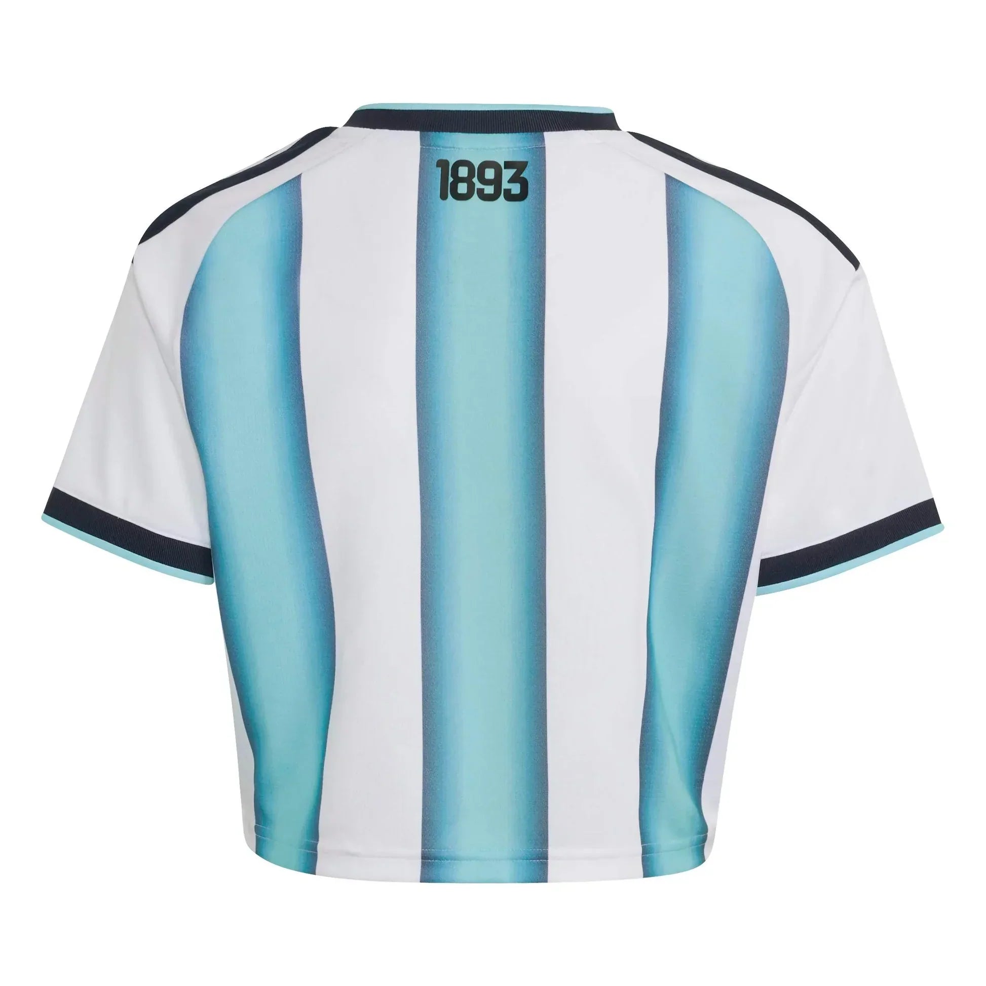 2026 Argentina Feminina' Casa Cropped Camisa de Futebol - Copa do Mundo 2026