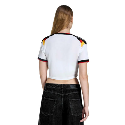 2026 Alemanha Edição Feminina Estádio Casa Corte Cropped Camisa de Futebol Copa do Mundo 2026