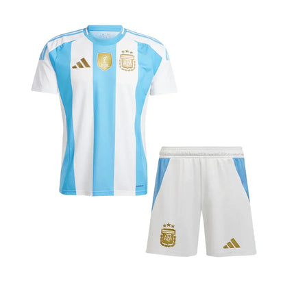Argentina Casa Conjunto Juvenil 2024 - Patch Fifa Campeões do Mundo 2022