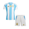 Argentina Casa Conjunto Juvenil 2024 - Patch Fifa Campeões do Mundo 2022