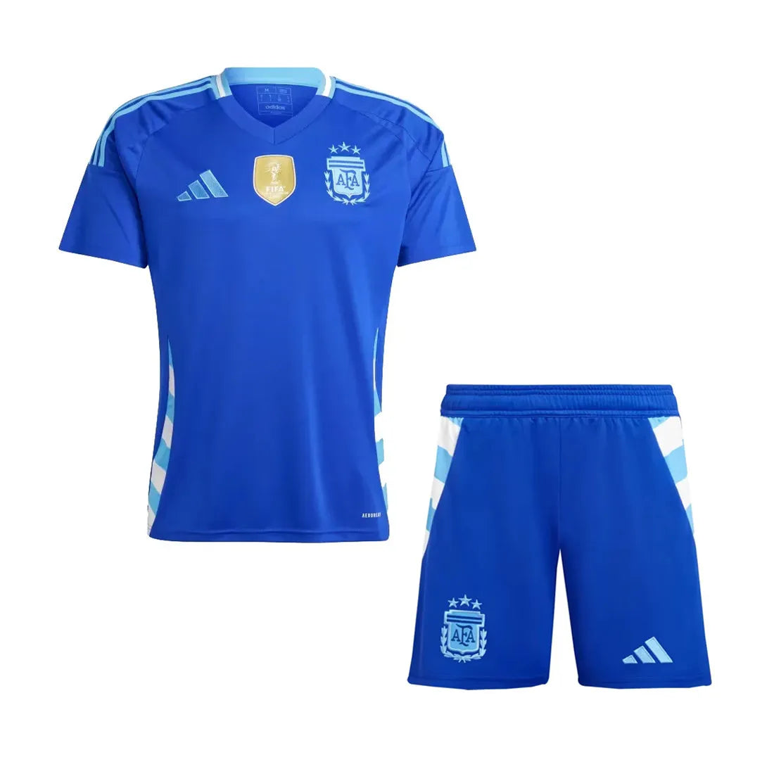 Argentina Reserva Conjunto Infantil 2024 - Patch Fifa Campeões do Mundo 2022