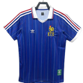França 1982 I Casa Camisa de Futebol - Edição Vintage
