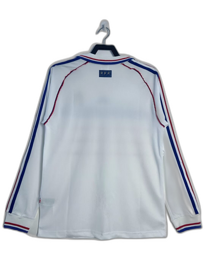 França 1998 Camisa - Manga Longa Edição Retrô
